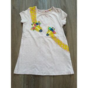 Baby Boden 12/18m Giraffe Shirt dress